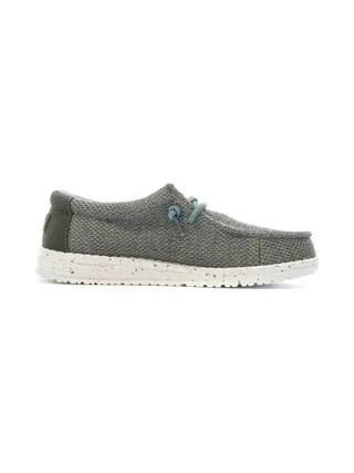Chaussures Grise/Bleu Garçon Hey Dude Wally Youth 2