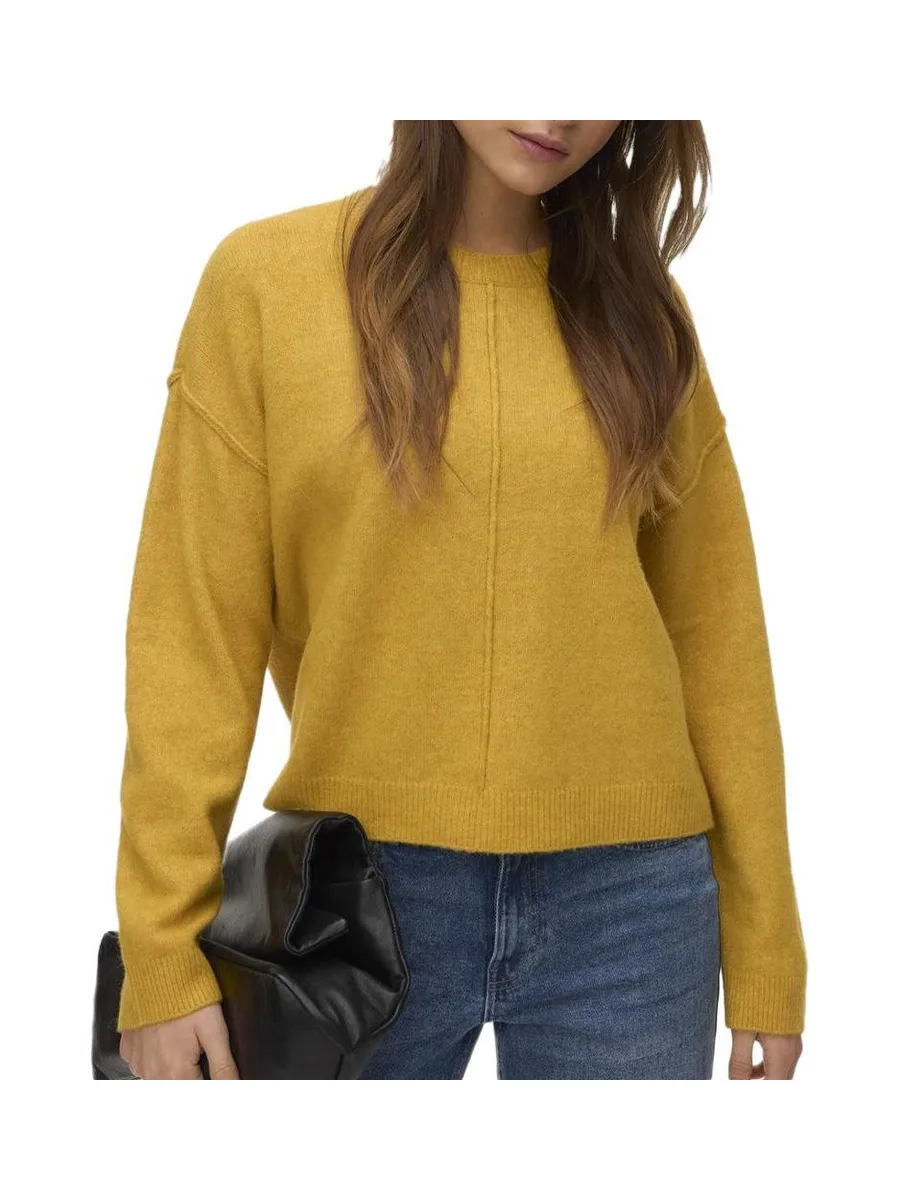 Pull Jaune Moutarde Femme Vero Moda Besti 1