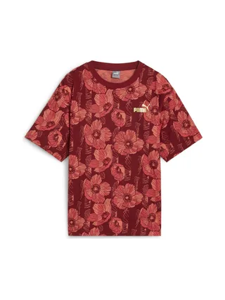 T-Shirt Rouge Femme Puma Class 1