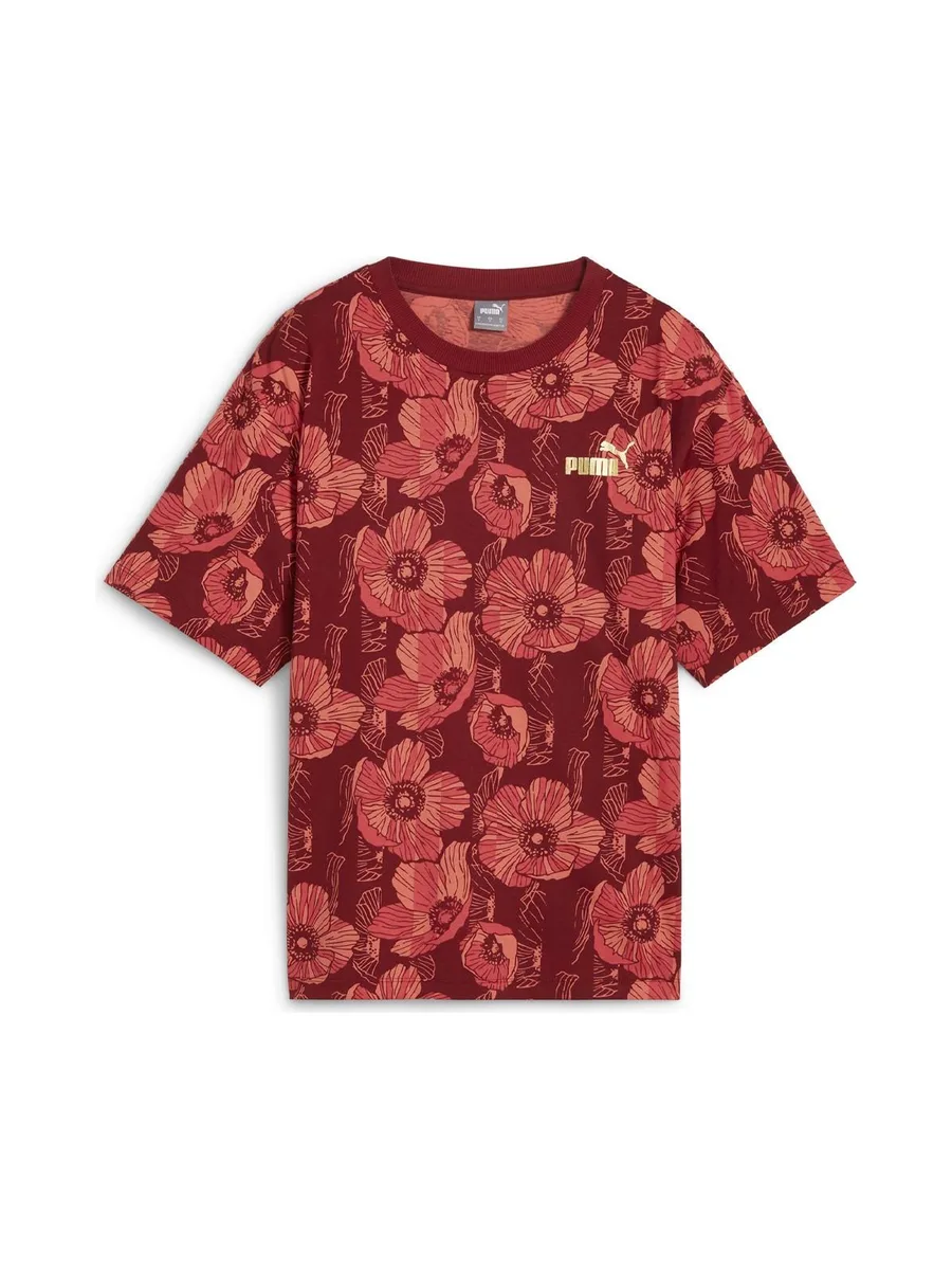 T-Shirt Rouge Femme Puma Class 2