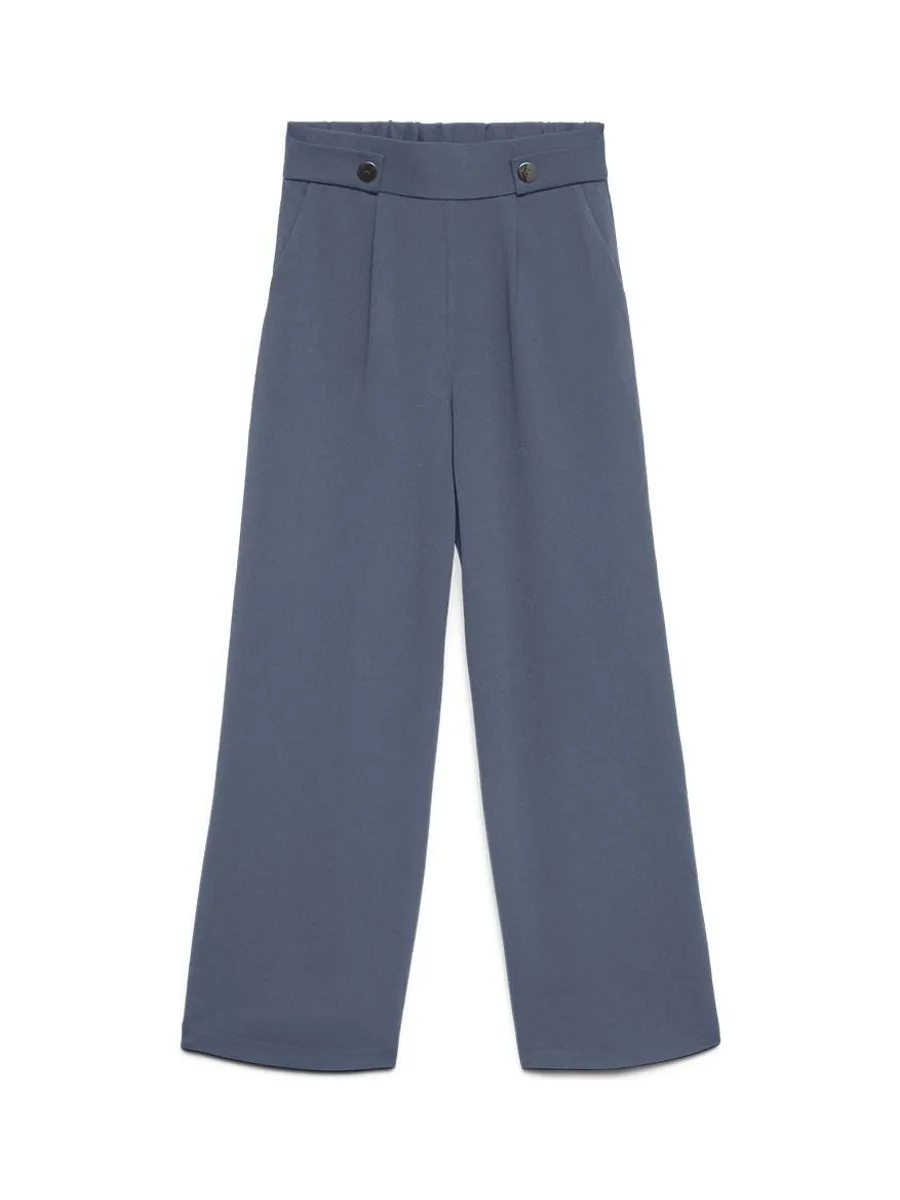 Pantalon Bleu Femme Vero Moda May Button 1
