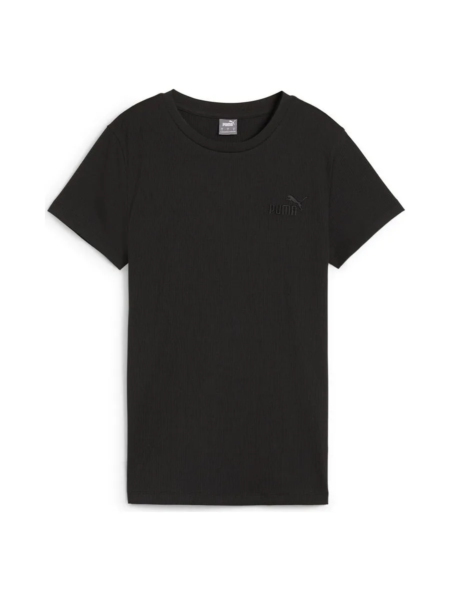 T-shirt Noir Femme Puma Elevated 2