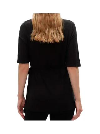 Blouse Noire Femme Mamalicious Trinity 2