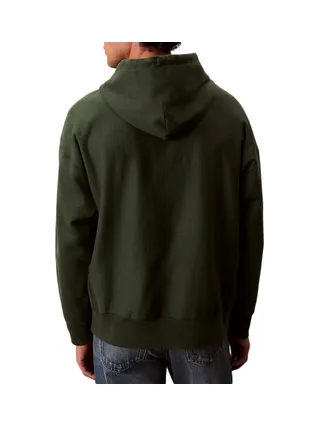 Sweat à Capuche Vert Homme Calvin Klein Jeans Premium Terry 2