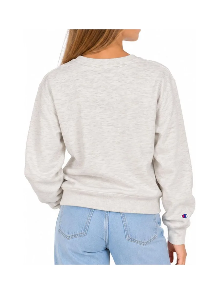 Sweat Gris Fille Champion Signature Crew 3