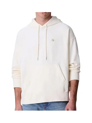 Sweat à Capuche Beige Homme Calvin Klein Jeans Premium Terry 1