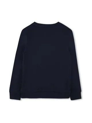Sweat Marine Garçon Hugo Boss J52732 2