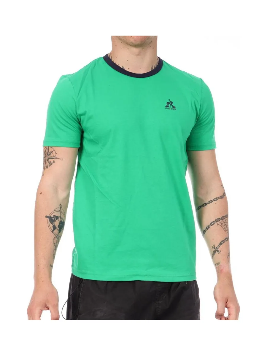 T-Shirt Vert Homme Le Coq Sportif Monochrome 2