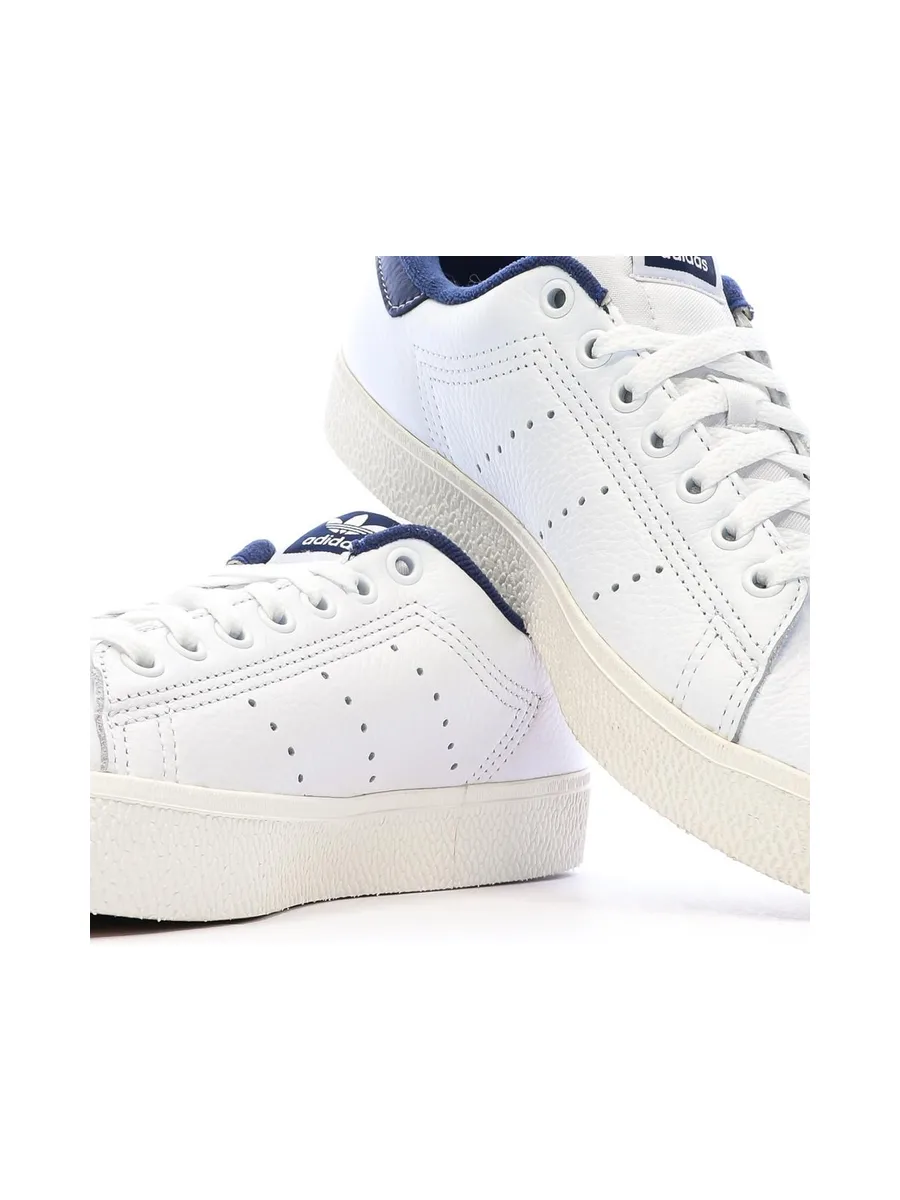 Baskets Blanches/Marines Homme Adidas Stan Smith 8