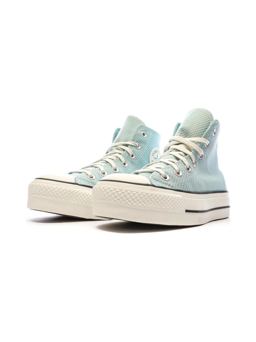 Baskets Turquoise Converse Femme Chuck Taylor All Star Lift Infinity 7
