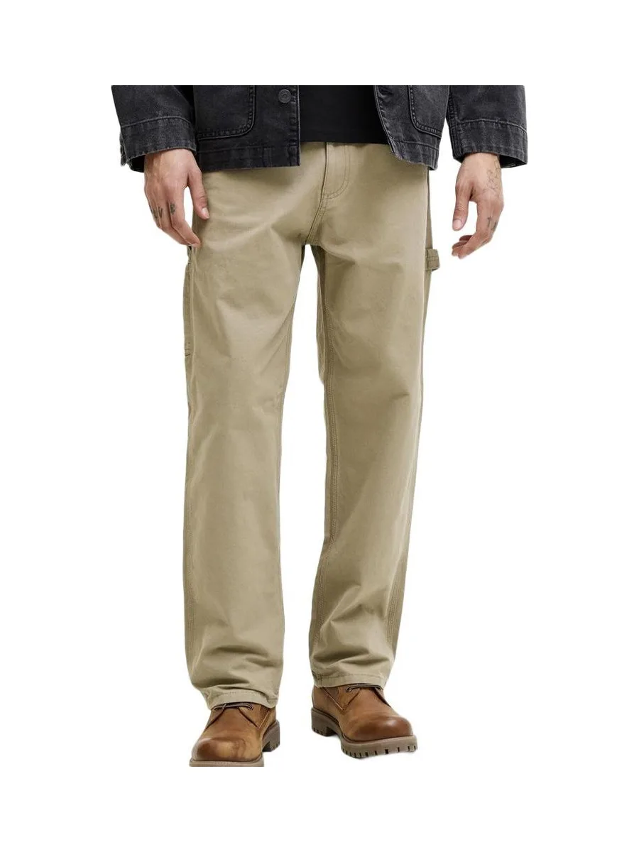 Pantalon Beige Homme Jack & Jones Heddie Carpenter 2