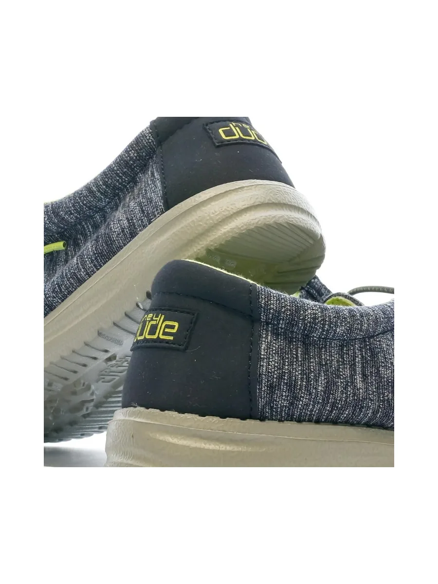 Chaussures Marine/Grise Garçon Hey Dude Wally Youth 8