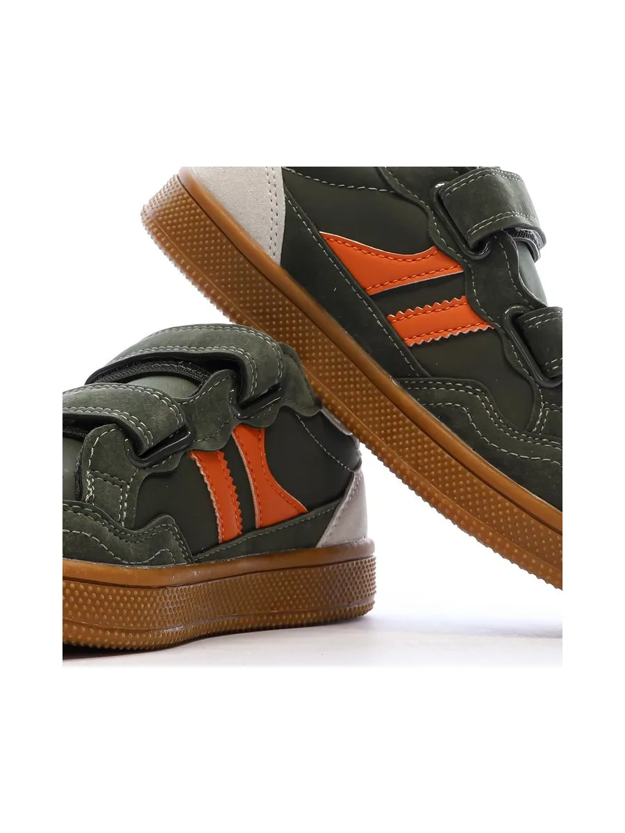 Baskets Kaki/Orange Garçon Xti 151408 8
