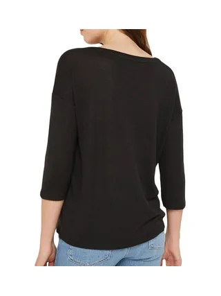 Pull Noir Femme Vero Moda Brianna 3/4 2