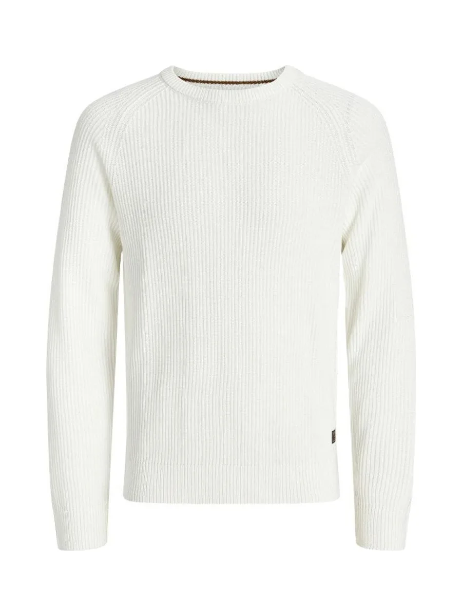 Pull en Maille Blanc Homme Jack & Jones Pannel 2