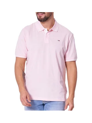 Polo Rose Homme Tommy Hilfiger Tipped 1