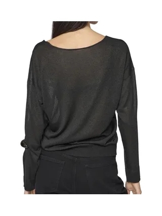 Pull Noir Femme Vila Novy 2