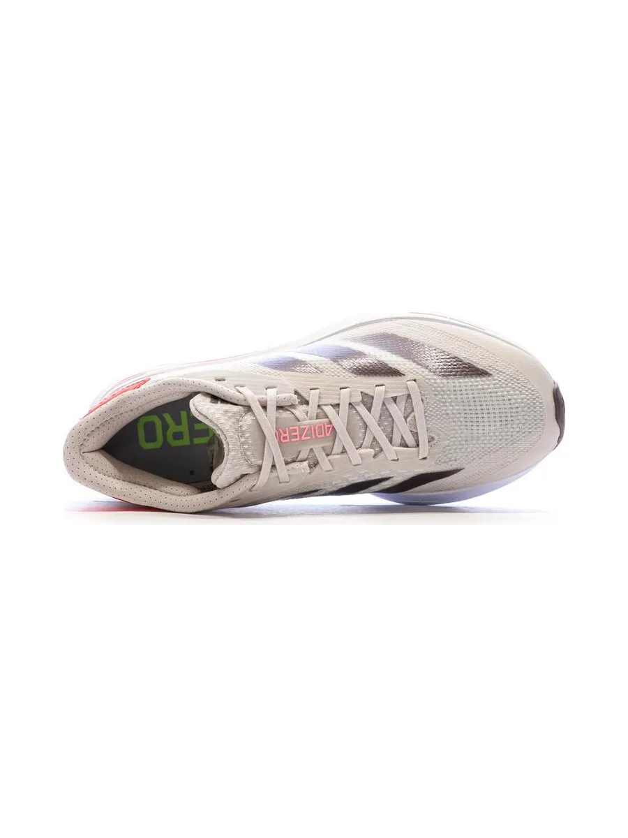 Chaussures de running Blanches/Roses Femme Adidas Adizeros 5