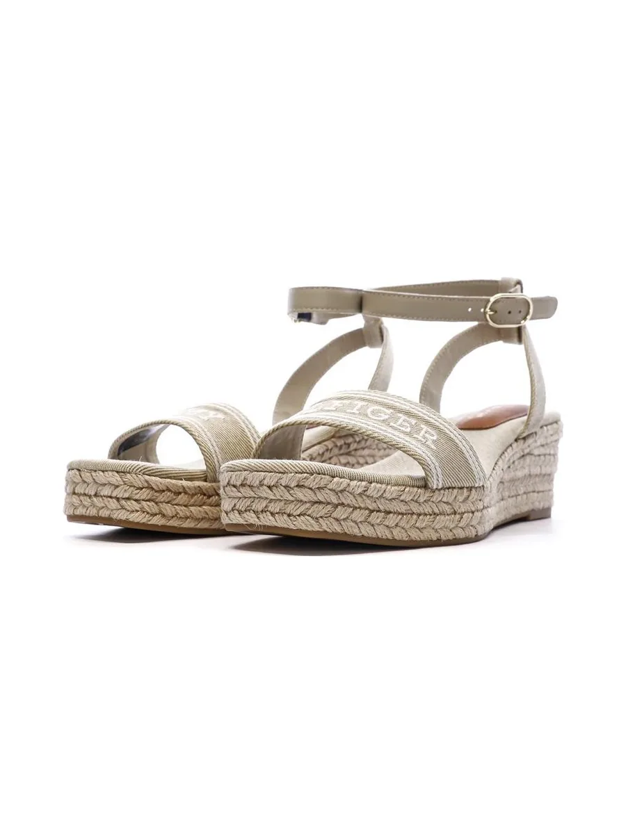 Sandales Beiges Femme Tommy Hilfiger Espad 7