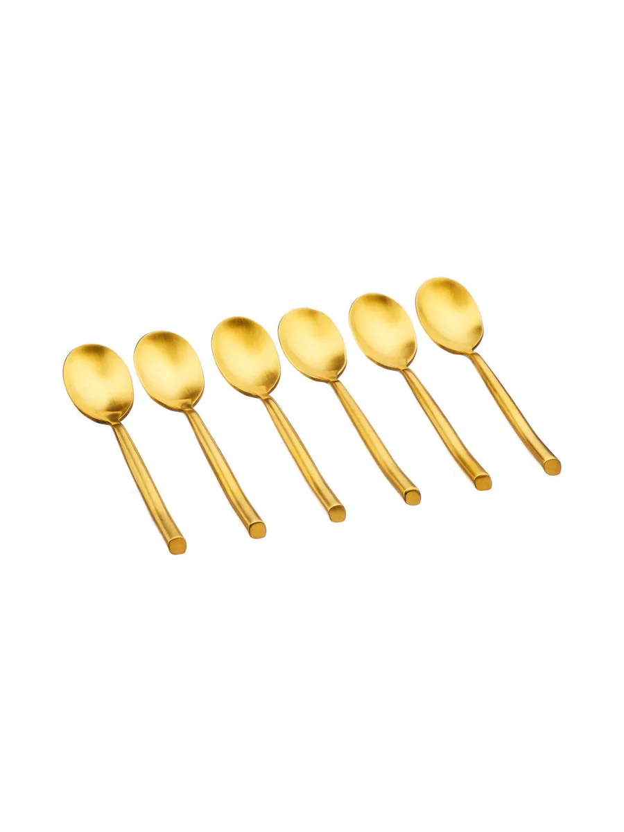 Coffret 6 petites cuillères KNUT - Black 25