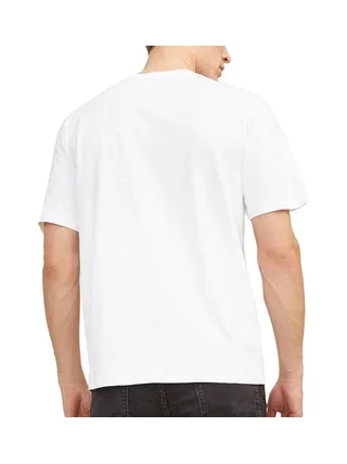 T-shirt Blanc Homme Jack & Jones 12255042 2