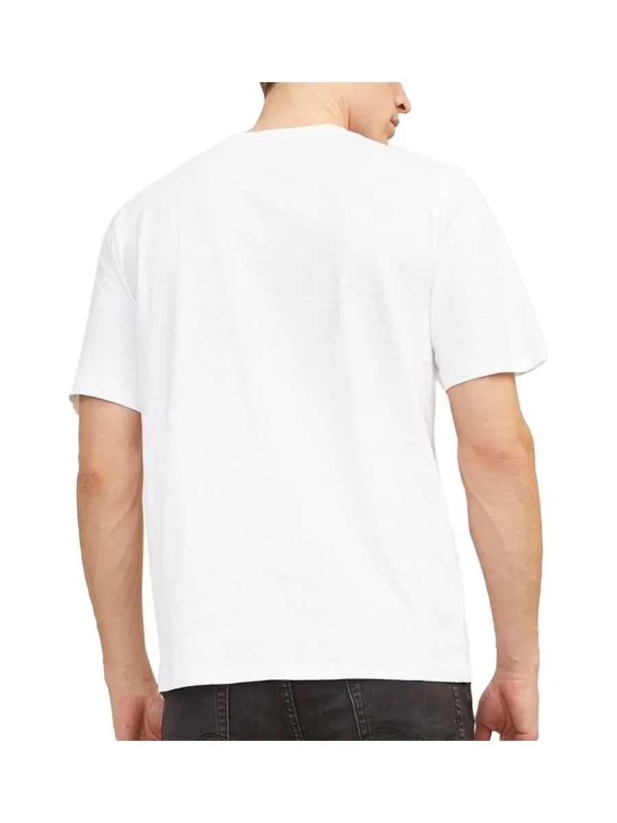 T-shirt Blanc Homme Jack & Jones 12255042 3