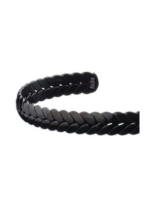 Bracelet Auteuil noir - acier 3
