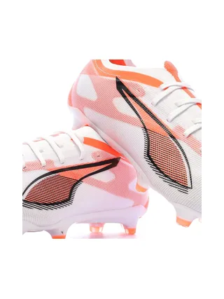 Chaussures de football Blanches/Oranges Homme Puma Ultra 5 Match 7