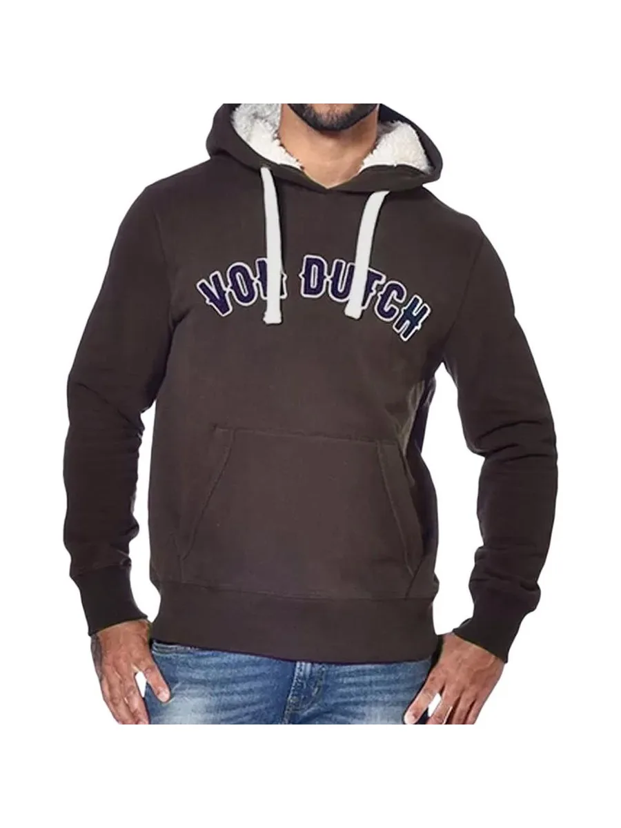 Sweat à Capuche Marron Homme Von Dutch Must 2