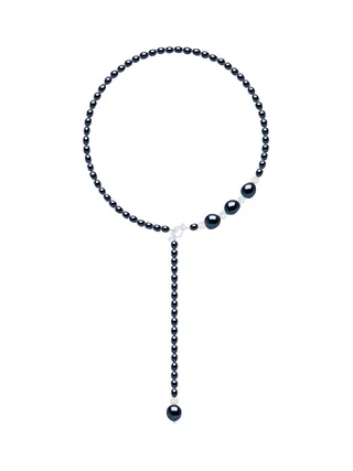 Collier Perles de Culture d'Eau Douce Baroques 11-12 mm — Argent 925 Millièmes Rhodié — 42 cm 1