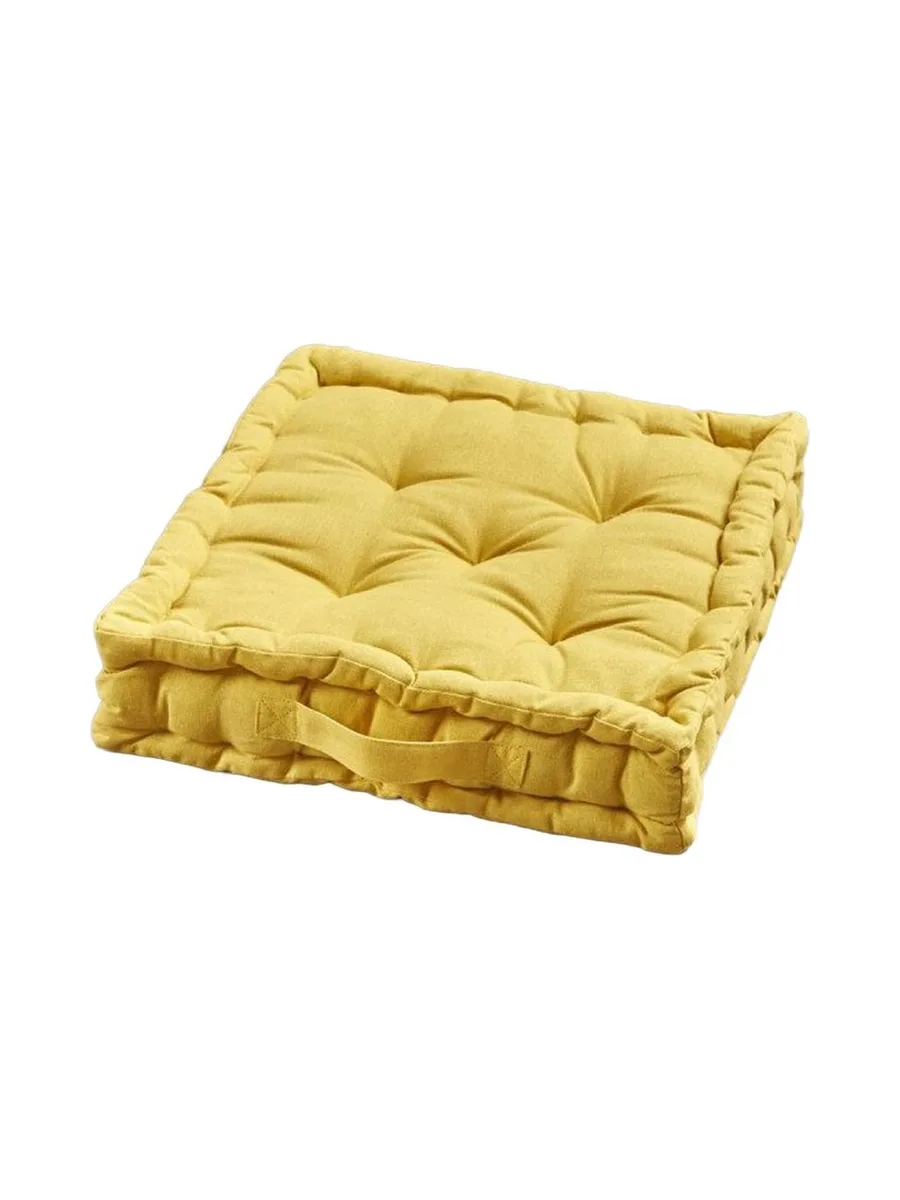 Coussin de Sol Jaune Today 40x40x10cm 2