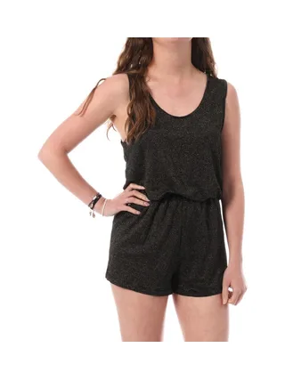 Combishort Noir/Doré Femme Deeluxe Jalia 1