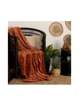 Plaid Terracotta Atmosphera Ollis 2