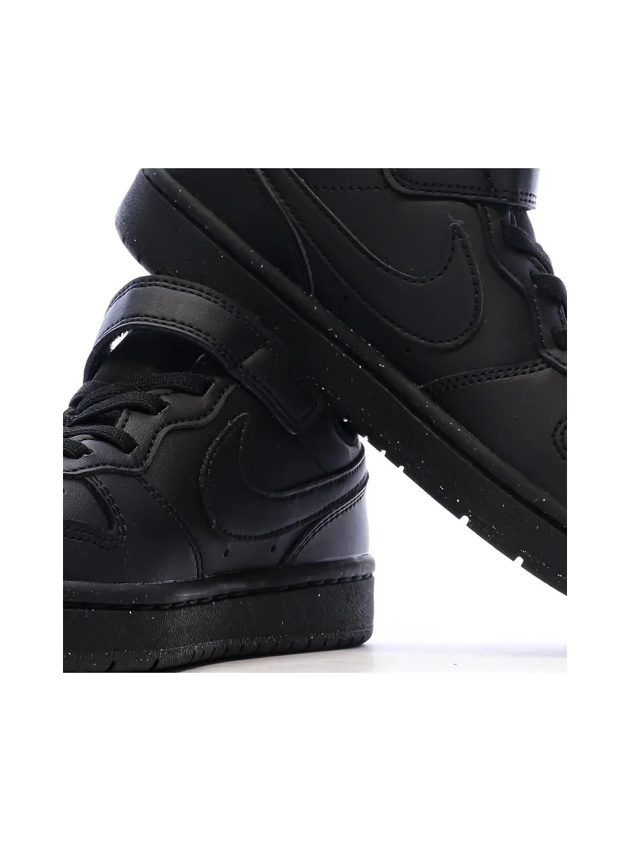 Baskets Noires Garçon Nike Court Borough Low Recraft 8