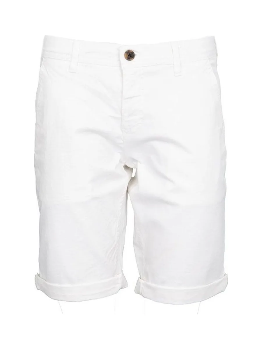 Short Blanc Homme Paname Brothers Bermuda Chino 1