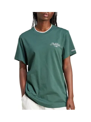 T-shirt Vert Femme Adidas Graphic Tee 1