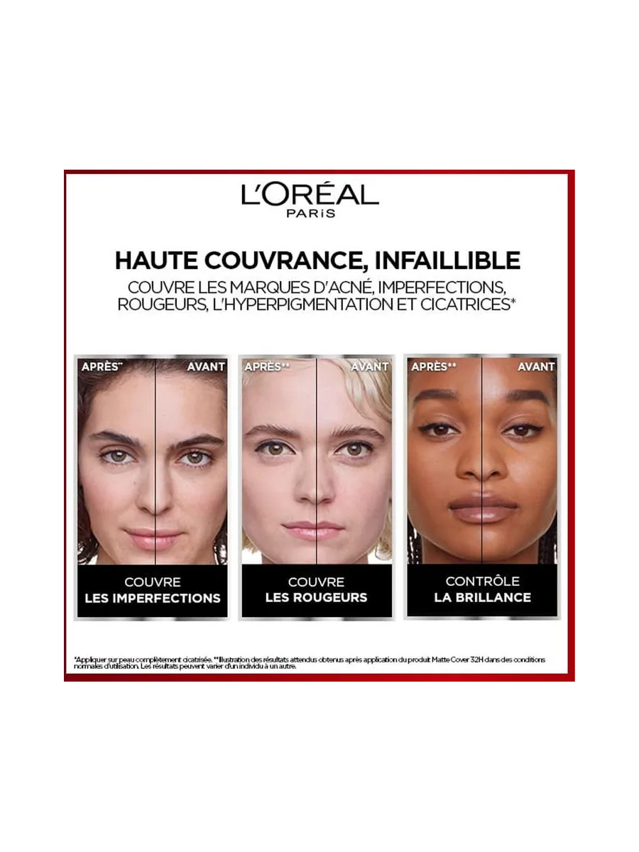 Fond de teint L'Oréal Paris Infaillible Matte Cover 320 3