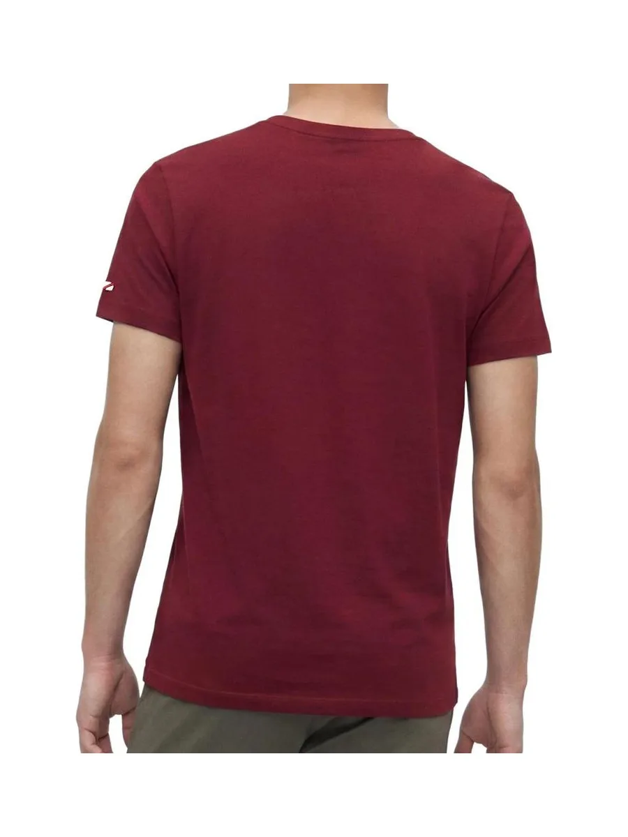 T-Shirt Bordeaux Homme Pepe jeans Originalss 3