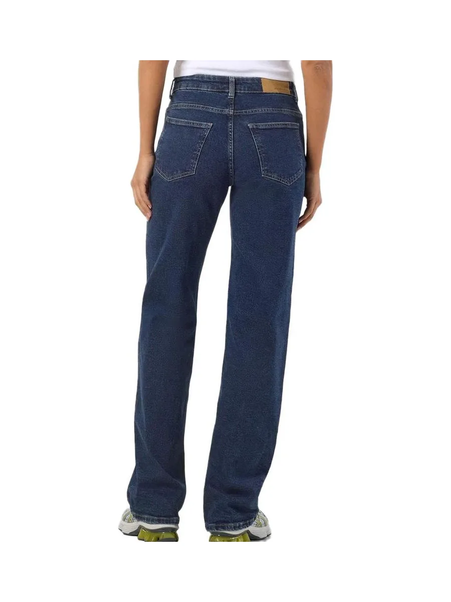 Jean Droit Bleu Foncé Femme Noisy May Landa 3