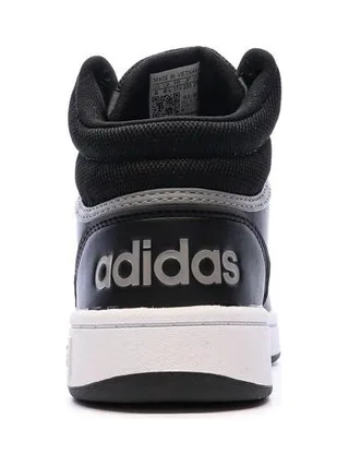 Baskets Noires Femme Adidas Hoops GW5456 3