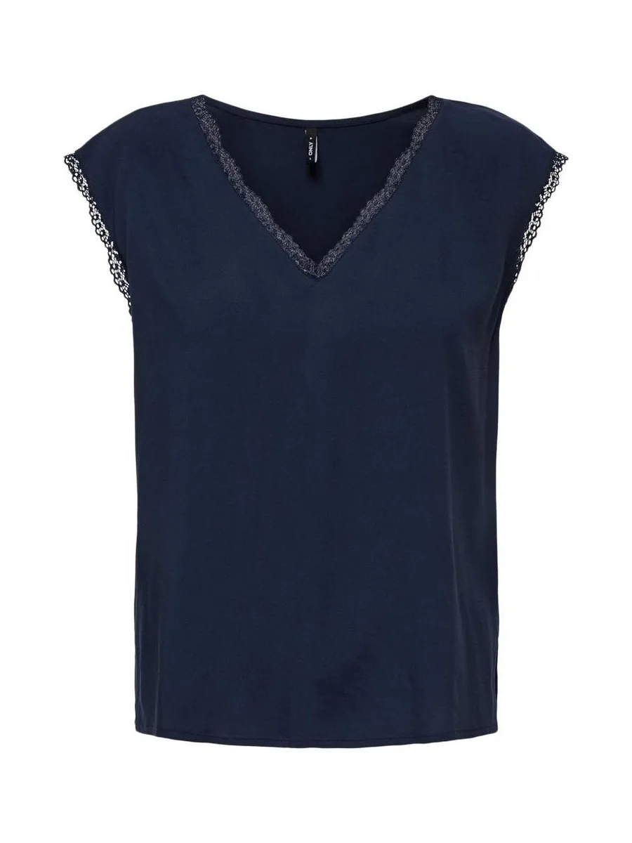T-Shirt Marine Femme Only Selina 1