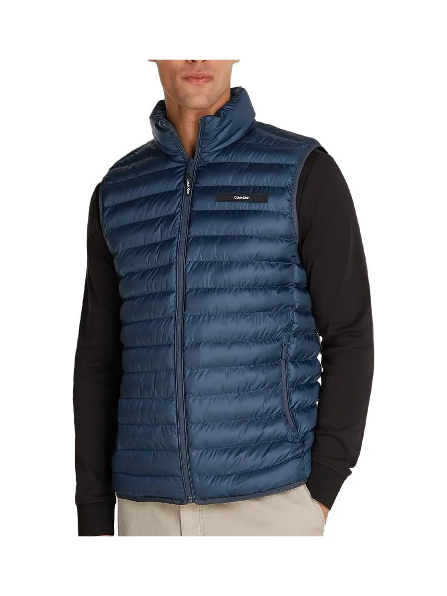 Doudoune sans manche Marine Homme Calvin Klein Jeans Quilt Vest 1