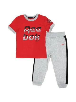 Ensemble Gris/Rouge Garçon Reebok 454 1