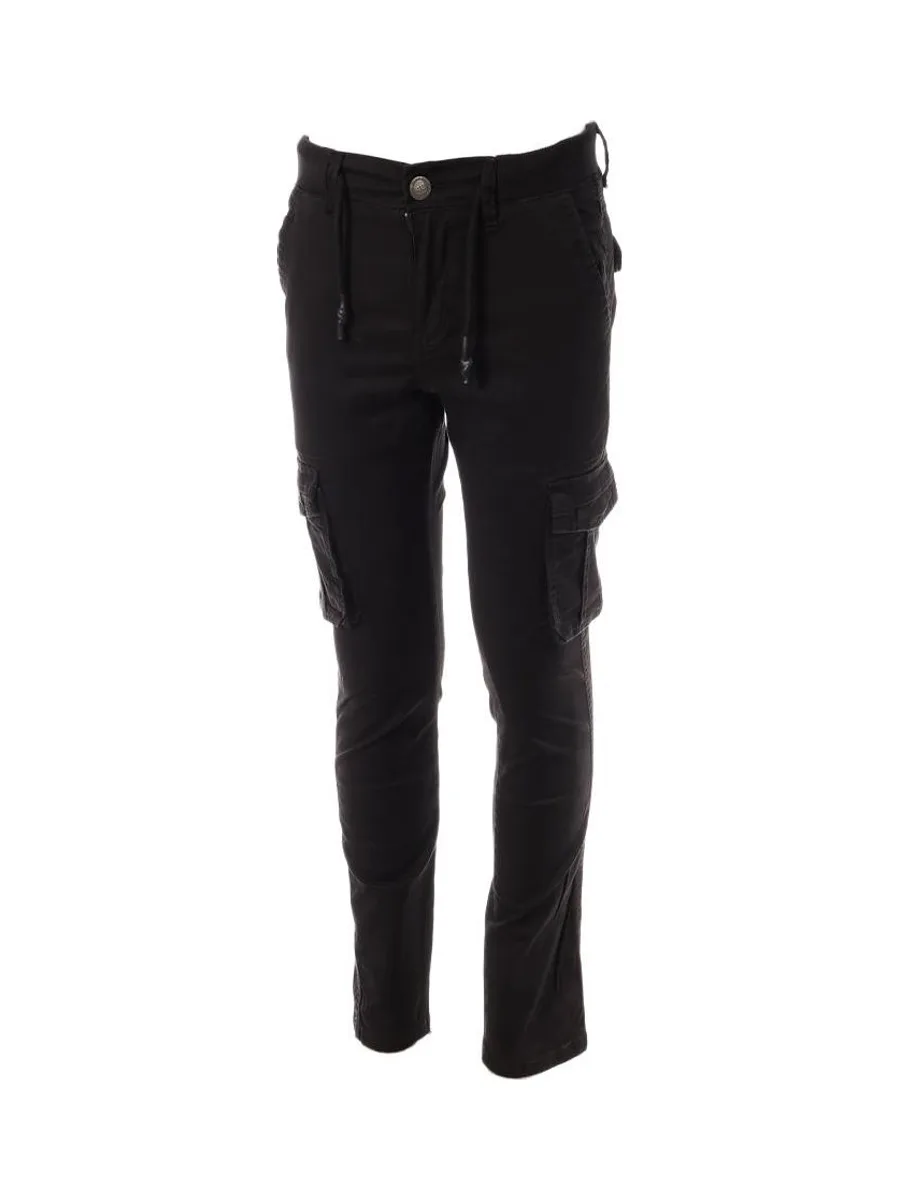 Pantalon Noir Garçon Paname Brothers James0 2