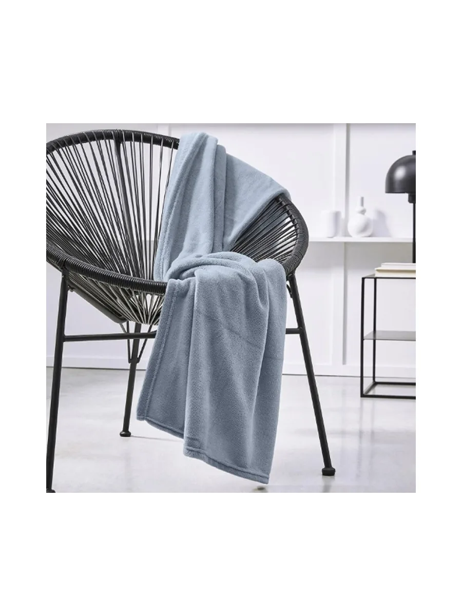 Plaid Gris Today Moelleux 125x150 3
