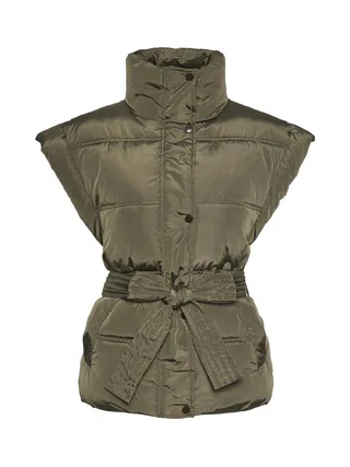 Blouson Kaki Femme Pieces Noora 1
