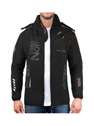 Parka Softshell Noir Homme Geographical Norway GN-ROYAUTE 1