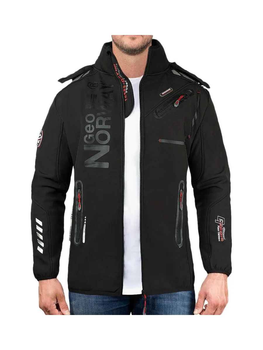 Parka Softshell Noir Homme Geographical Norway GN-ROYAUTE 2