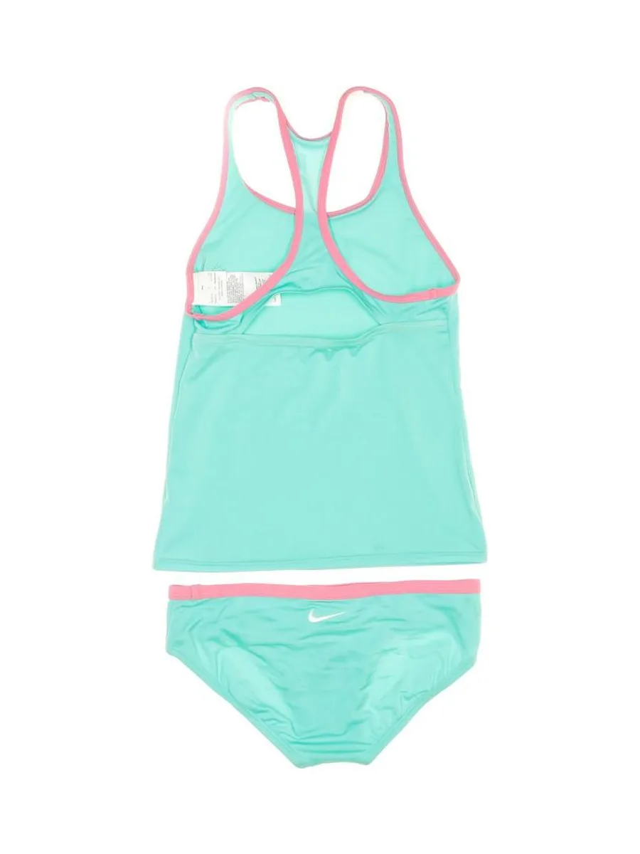 Maillot de bain 2 pièces Turquoises/Rose Fille Nike Racerback 2