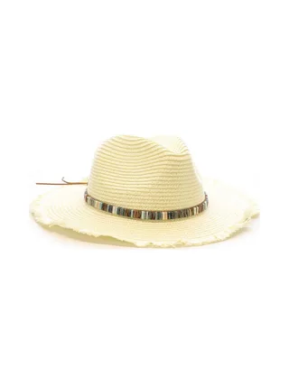 Chapeaux Blanc Femme Via Lorenzo Fedora Ivoire 2